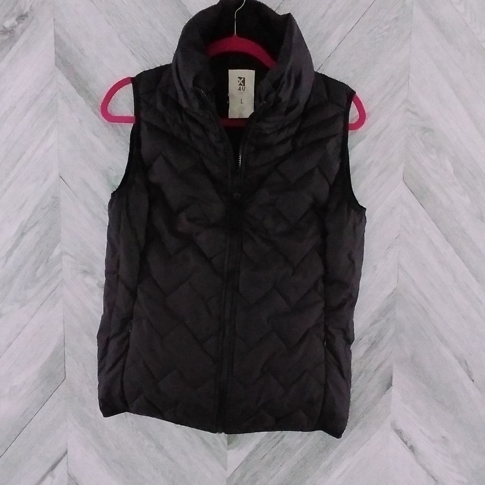Women's 4-U Performance Puffer Vest Size: Large Black